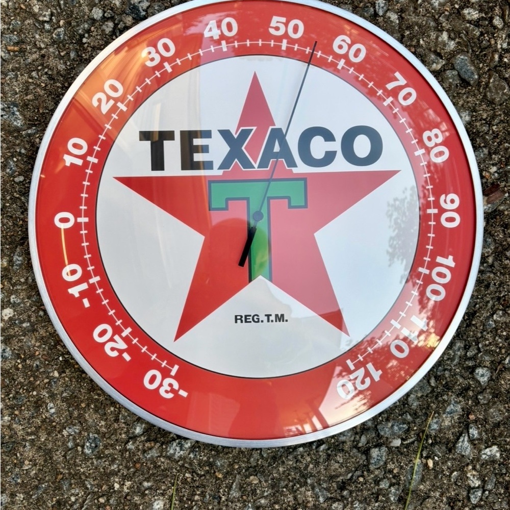 Texaco Star Thermometer Wall Decor - Picture 2 of 4